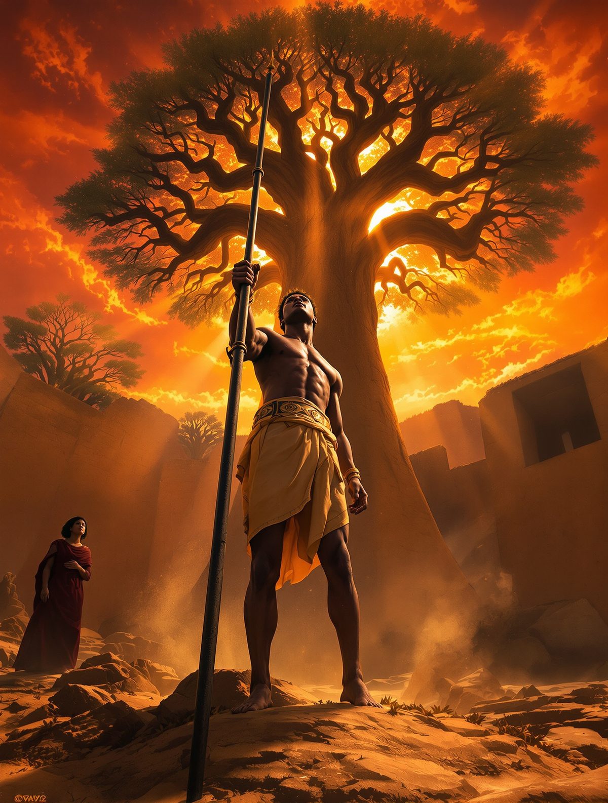 Abraded by His Own Crown — The King Sundiata Could Not Walk