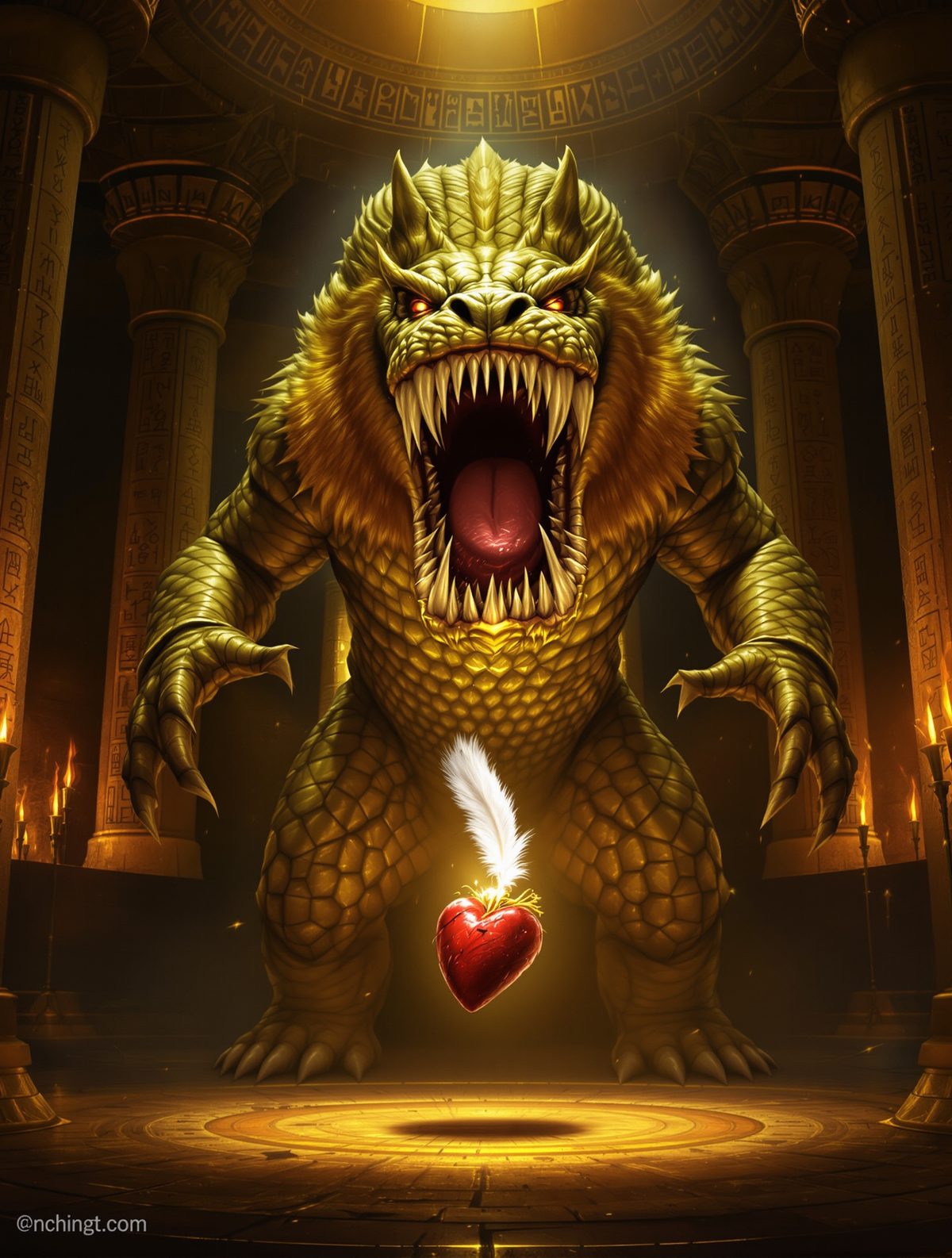 Ammit Devours Hearts — The Soul Eater Who Destroys the Afterlife