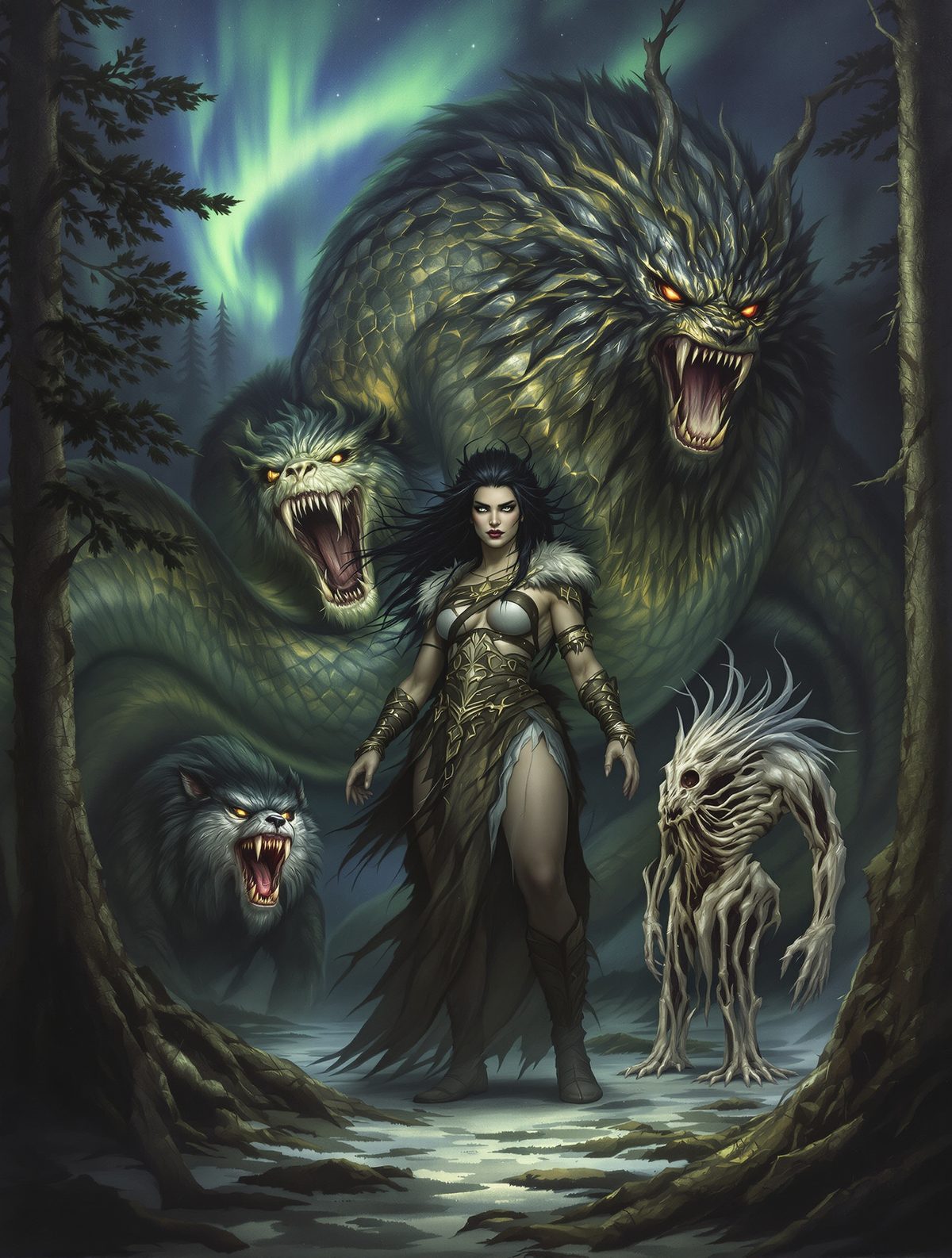 Angrboda's Three Monstrous Children — The Mother Who Birthed Ragnarok