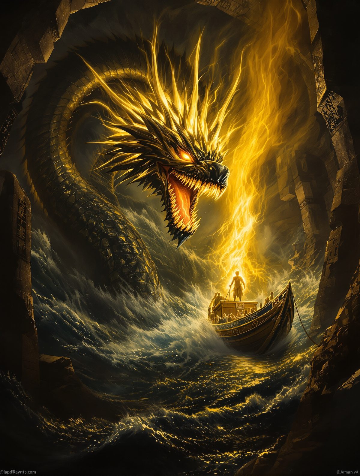 Apep's Nightly Swallow — The Serpent Who Devours Ra's Solar Barge