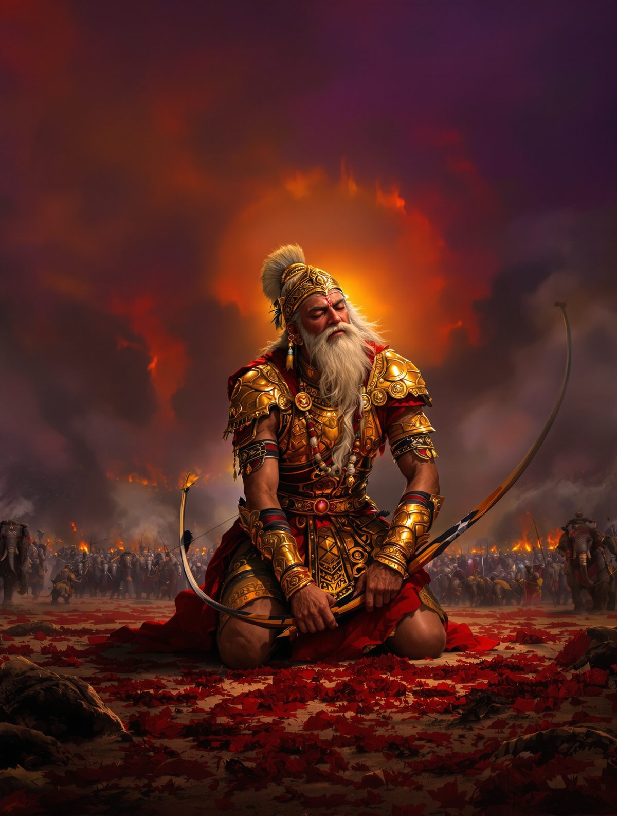Drona's Final Breath — The Guru Who Laid Down His Bow