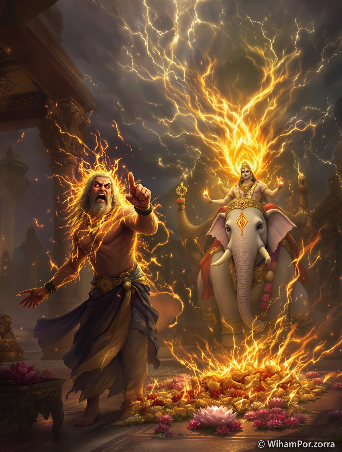 Durvasa's Garland — The Sage's Curse That Destroyed Paradise