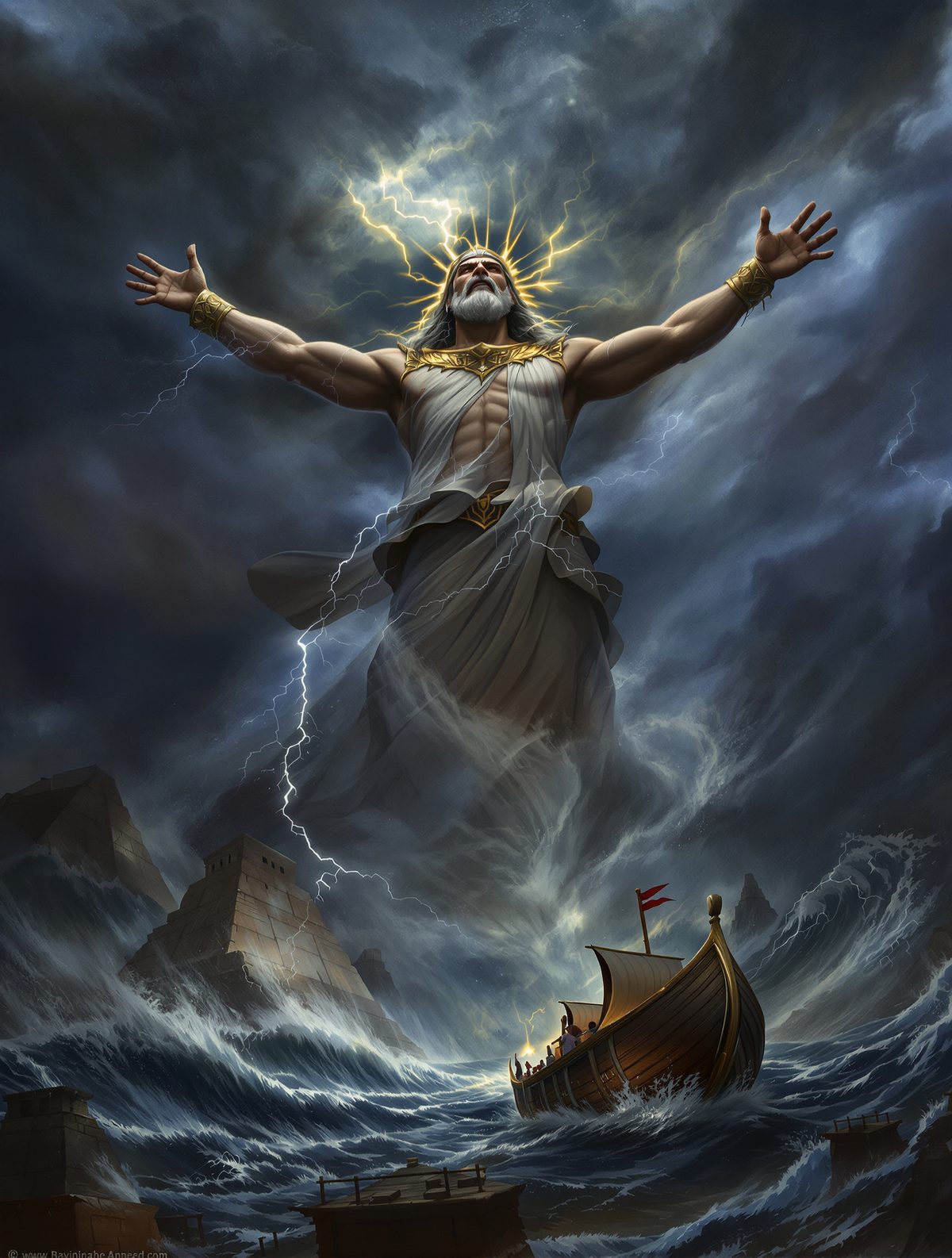 Enlil Drowns Humanity — But One Man Escapes with a Riddle