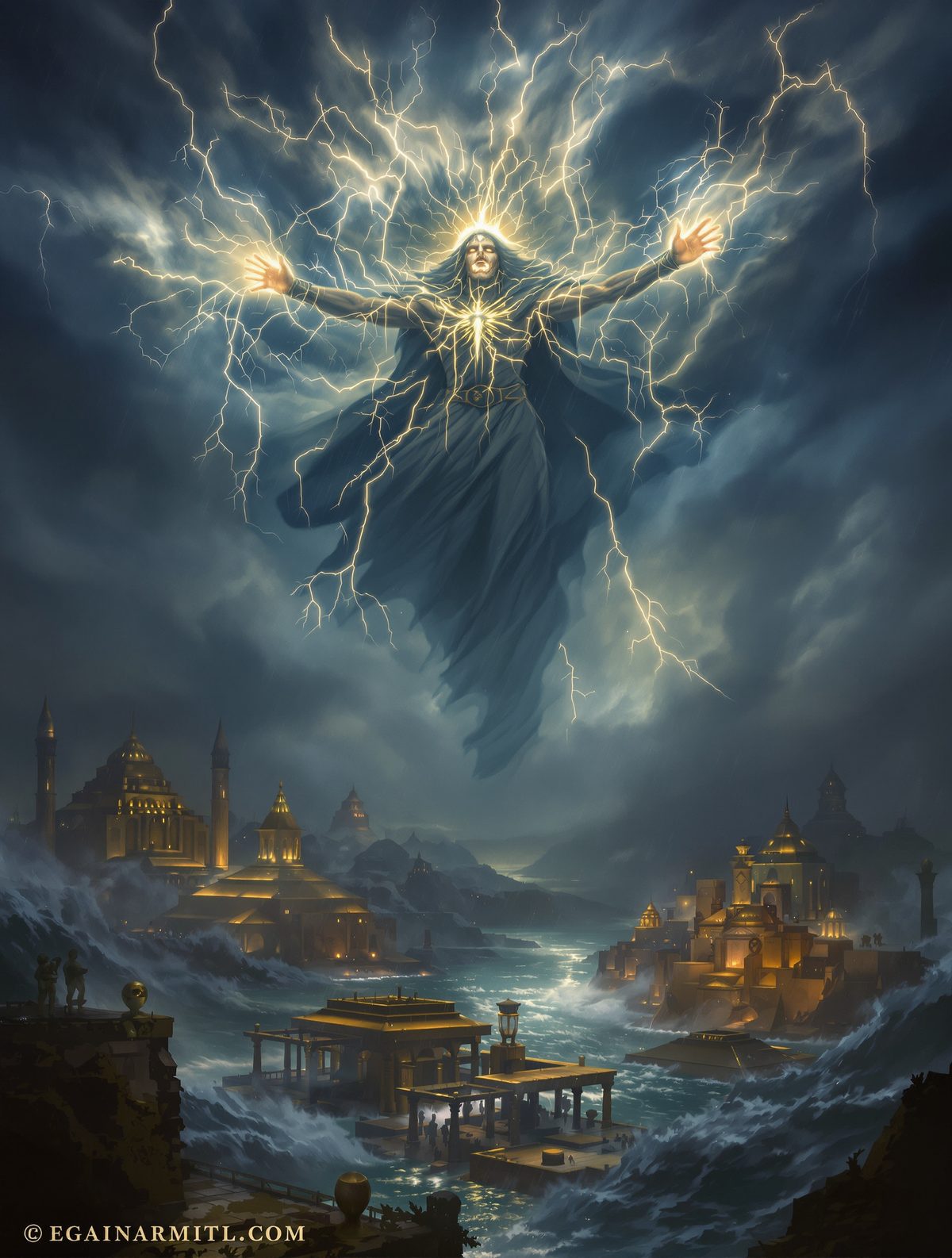 Enlil's Rage — The God Who Drowned Humanity for Making Too Much Noise