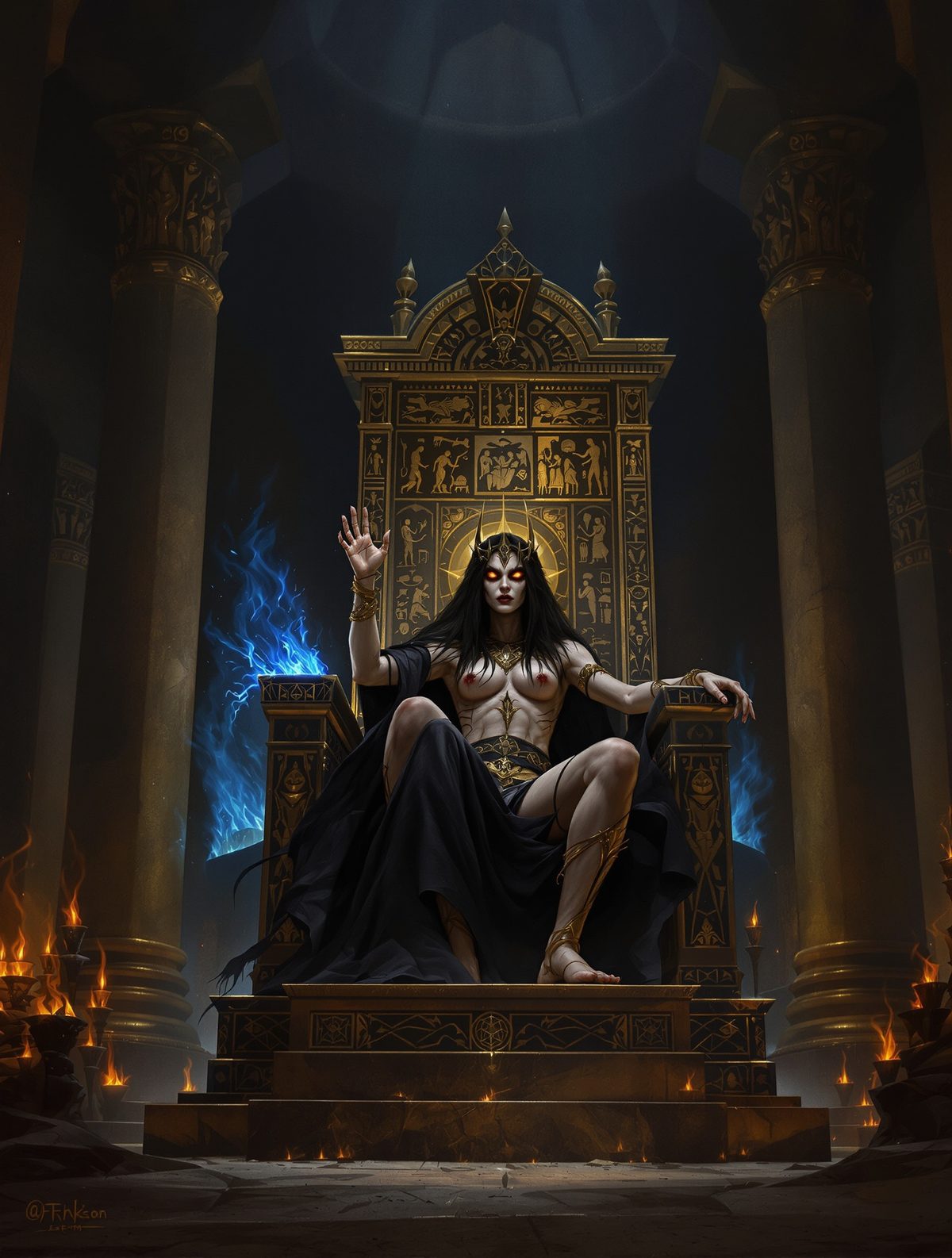 Ereshkigal's Rage — The Queen Who Condemned Her Own Sister to Death