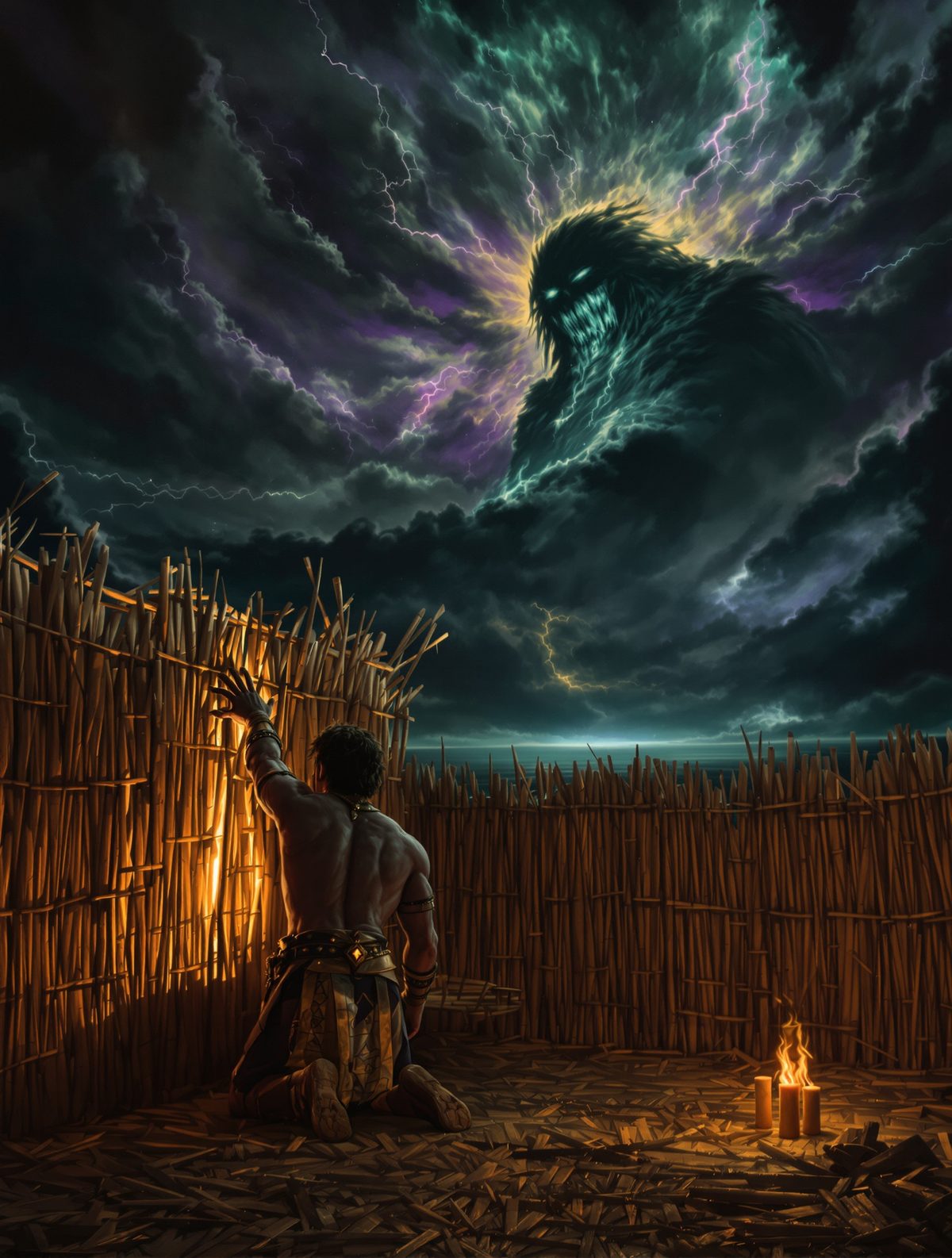Eridu Genesis: Ziusudra Kneels as the Gods Vote to Drown the World