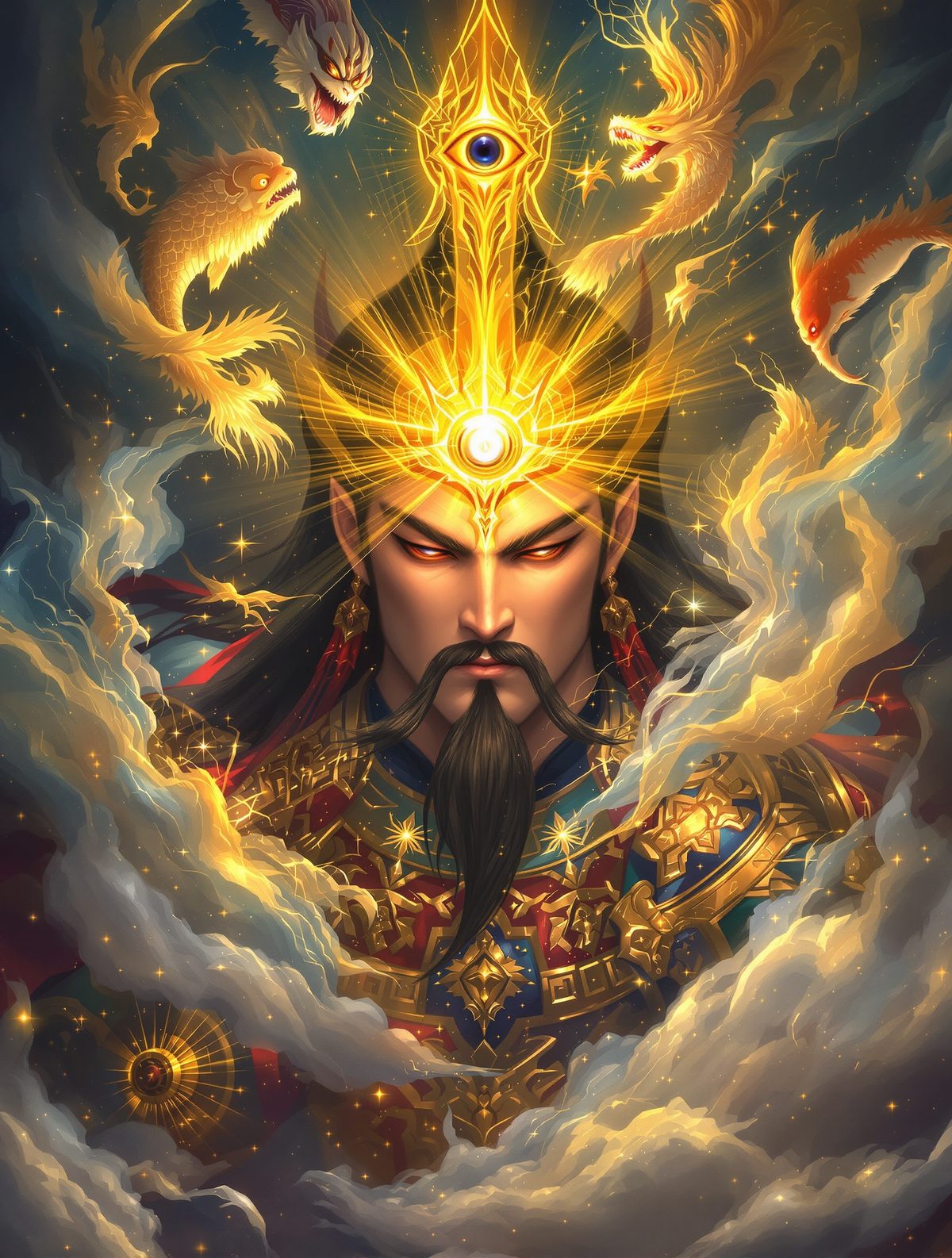 Erlang Shen's Third Eye Opens — The Sight That Pierced Every Disguise