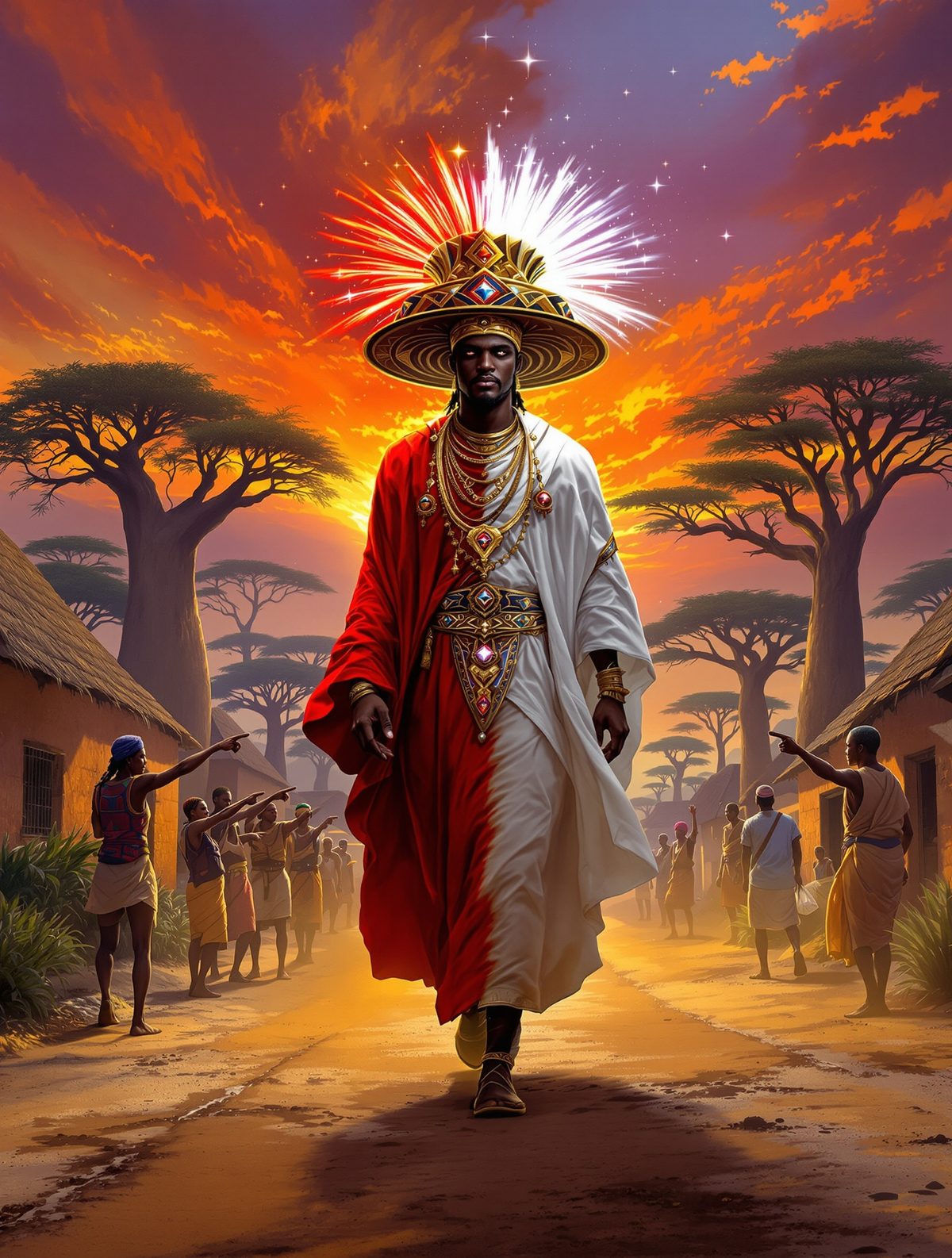Eshu's Divine Test — The God Who Walked Between Two Villages
