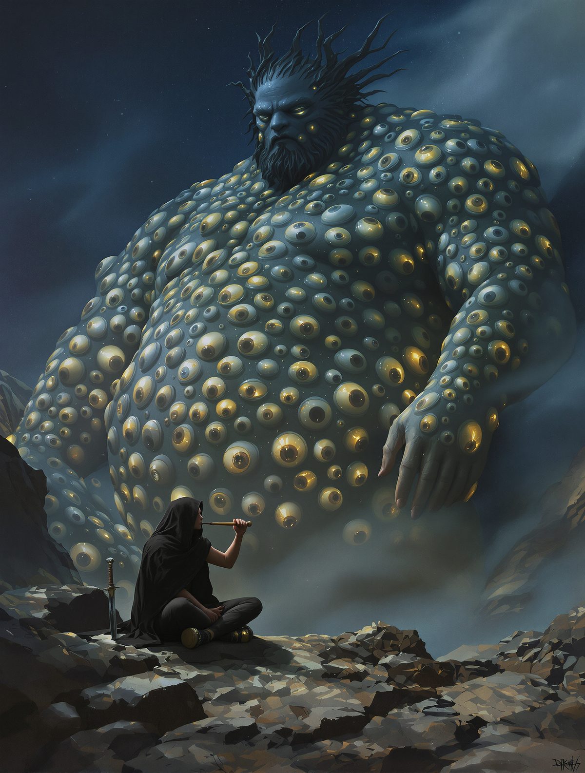 Hermes Binds Argus's Hundred Eyes — Forever