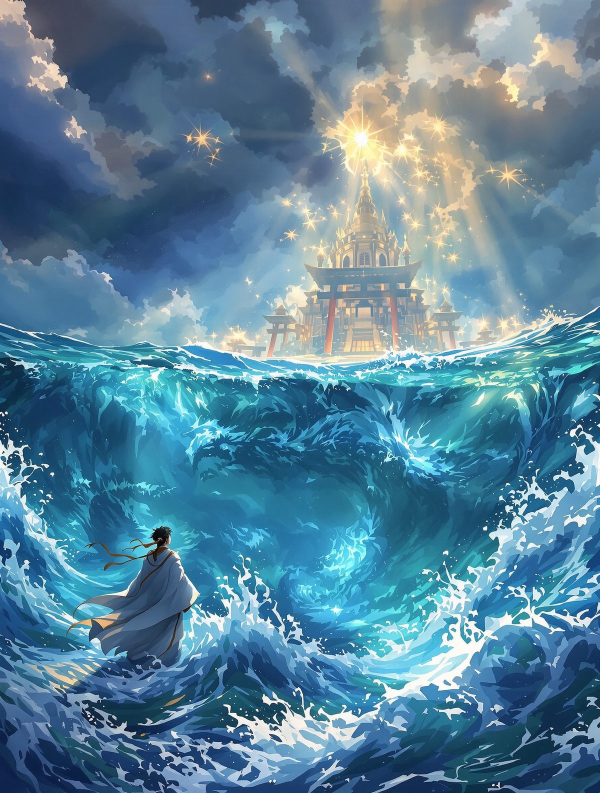 Hoori loses his brother's fishhook and must journey to the Dragon King's palace