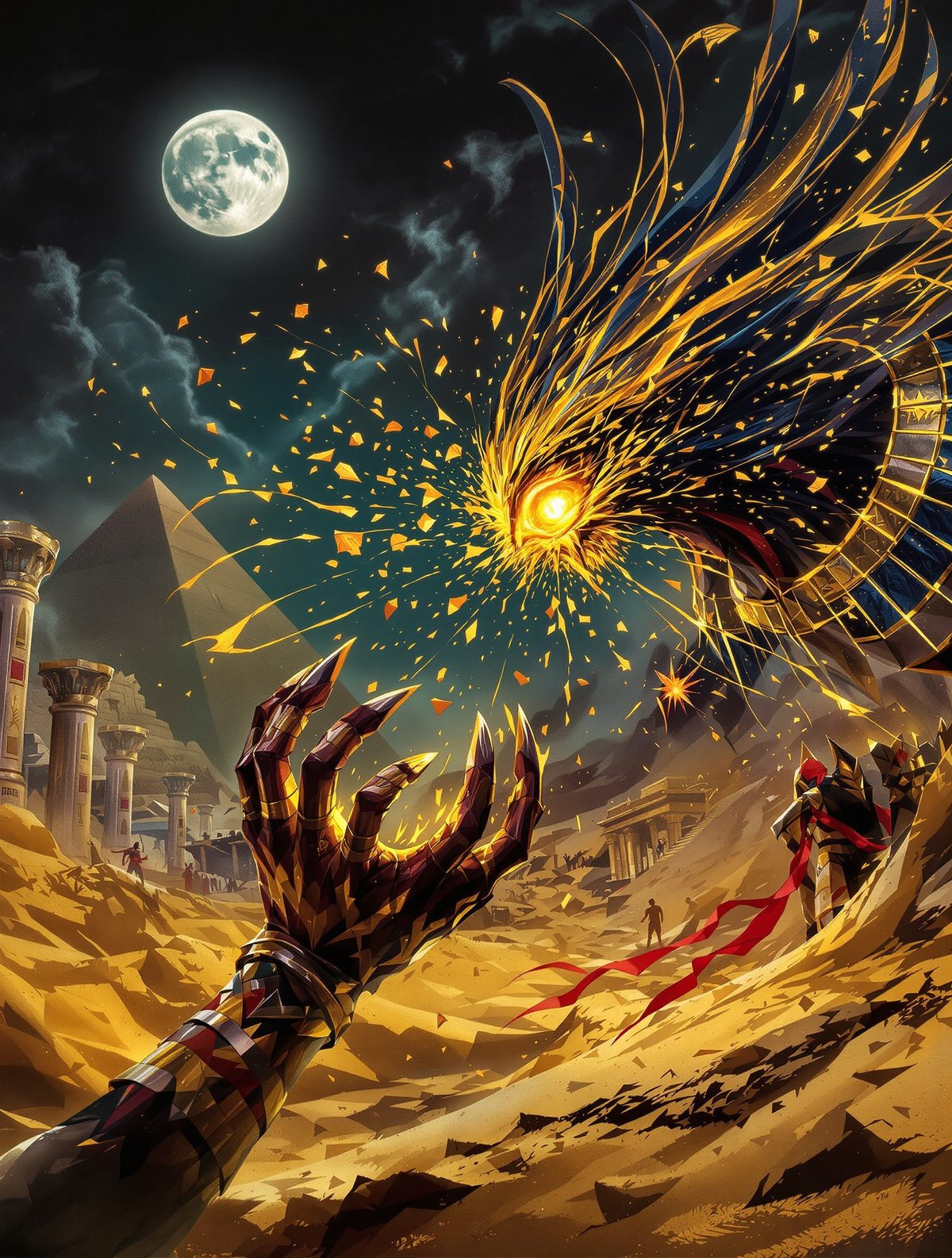 Horus's Eye Torn Out — The God Who Fought His Uncle for Egypt's Throne