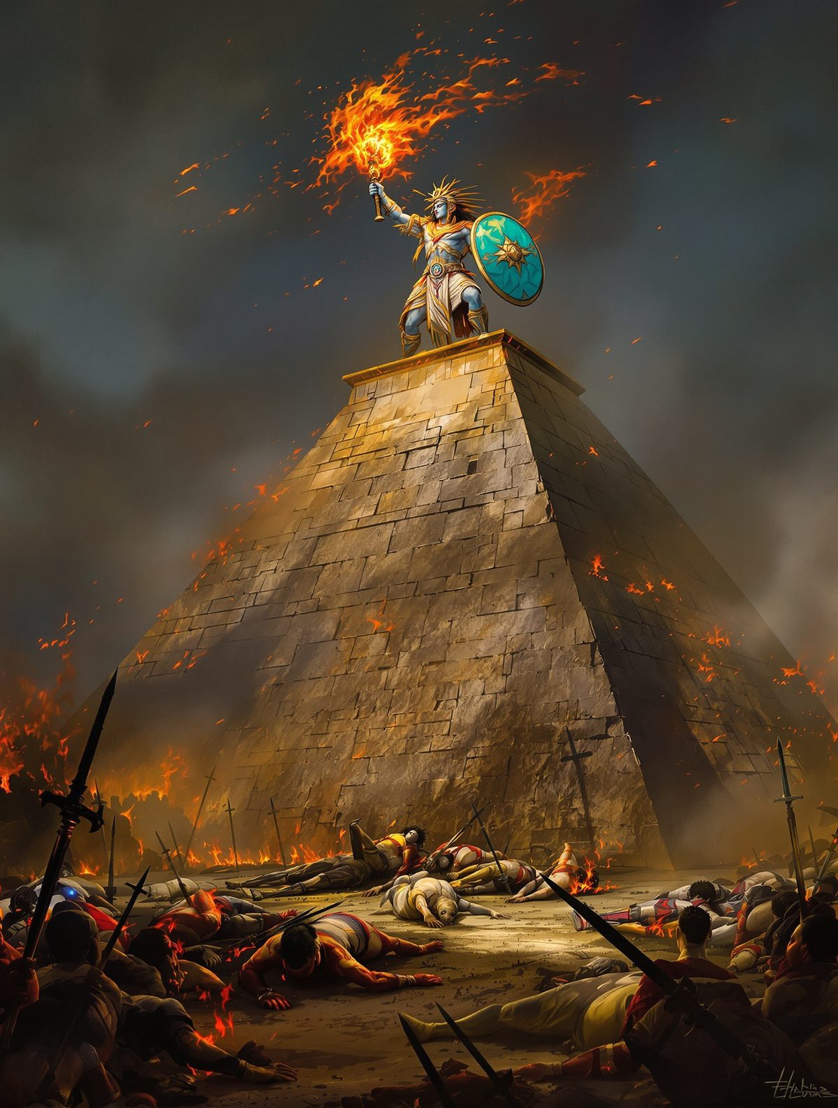 Huitzilopochtli's Birth — The God Who Murdered His 400 Brothers