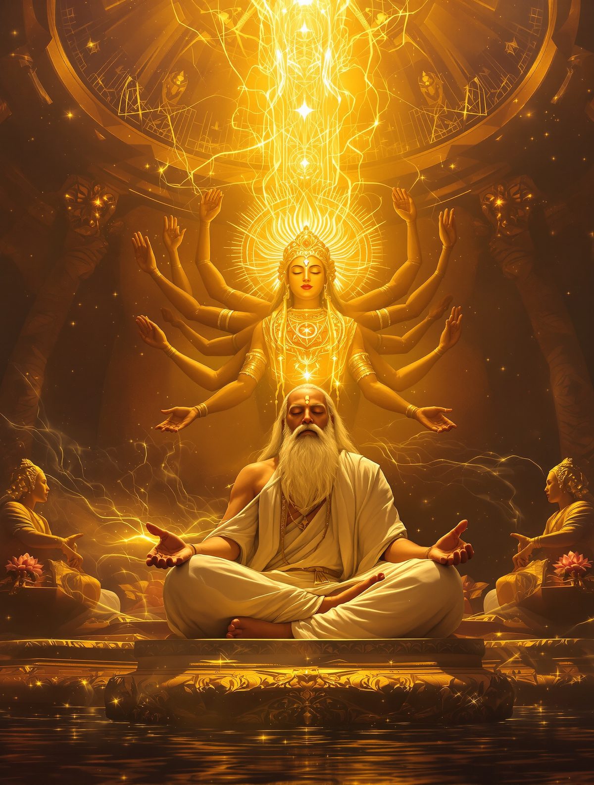 Indra Cuts Off Dadhichi's Head — The Sage's Ultimate Sacrifice