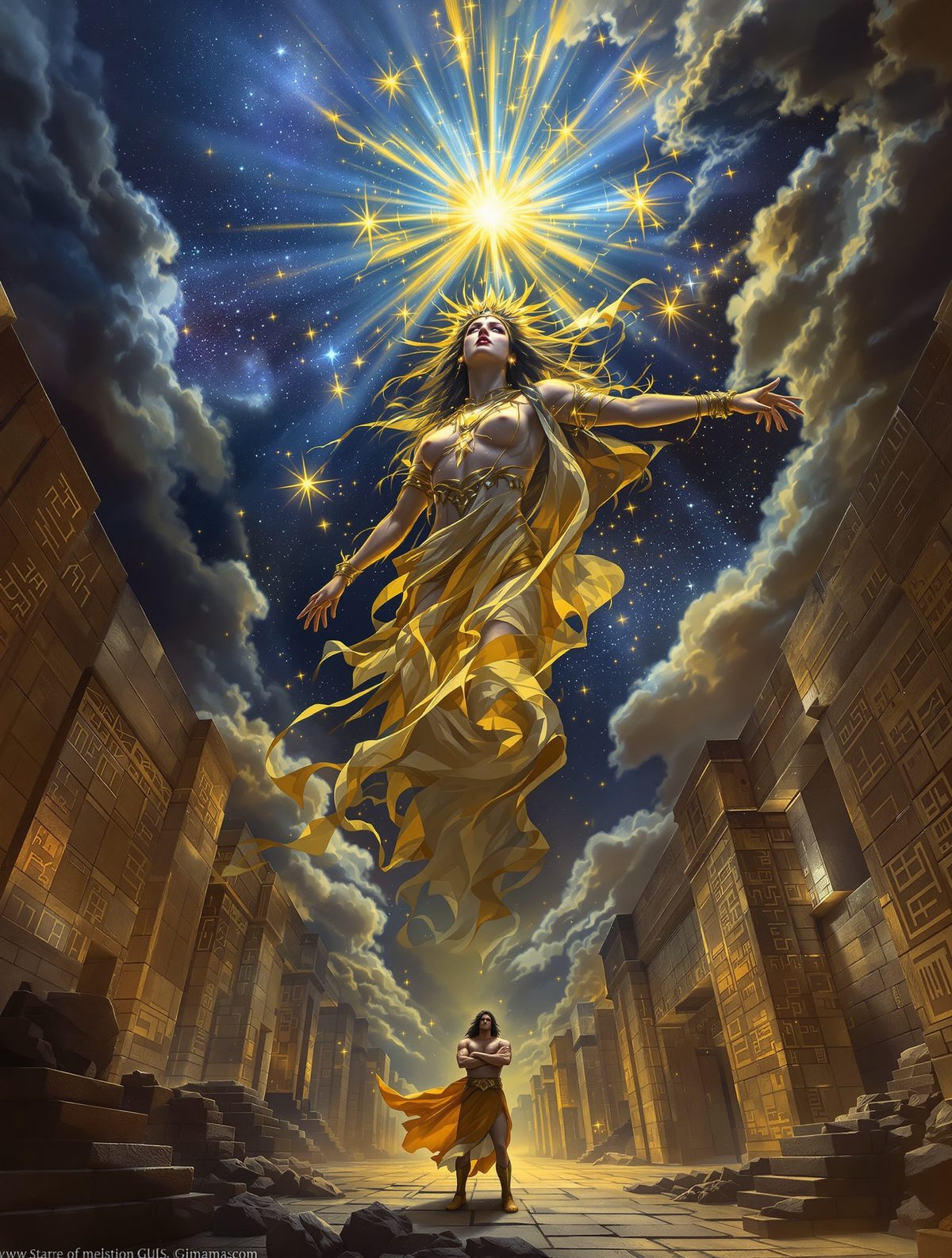 Ishtar demands the Bull of Heaven to destroy Gilgamesh out of spite