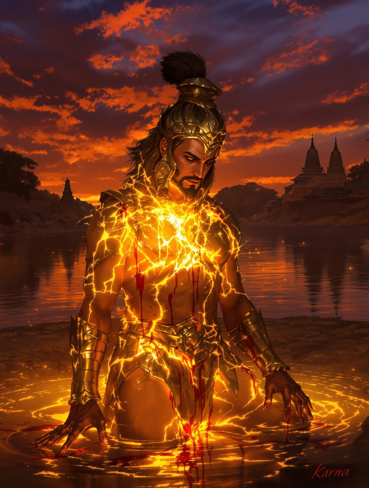 Karna's Divine Gift — He Gave Indra His Own Skin