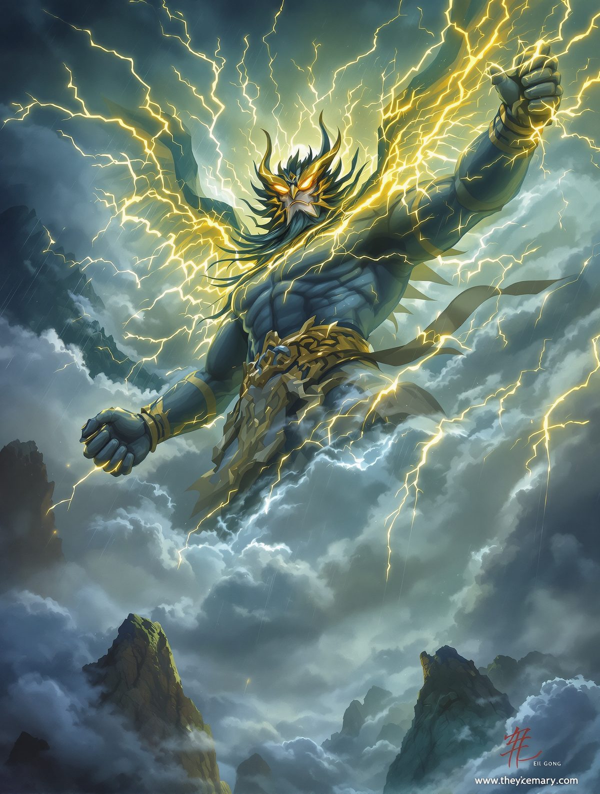 Lei Gong's Thunder Drum — The God Who Strikes the Wicked