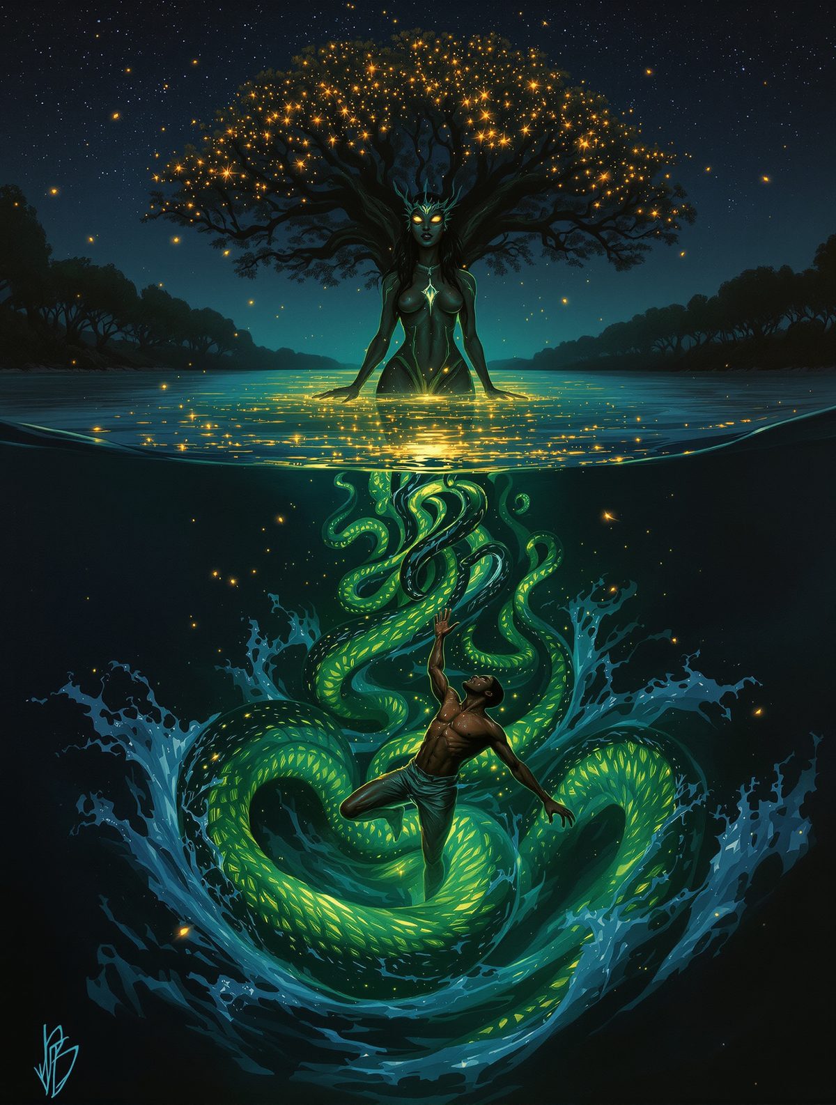 Mami Wata Drags a Man Beneath the Water — He Returns Changed