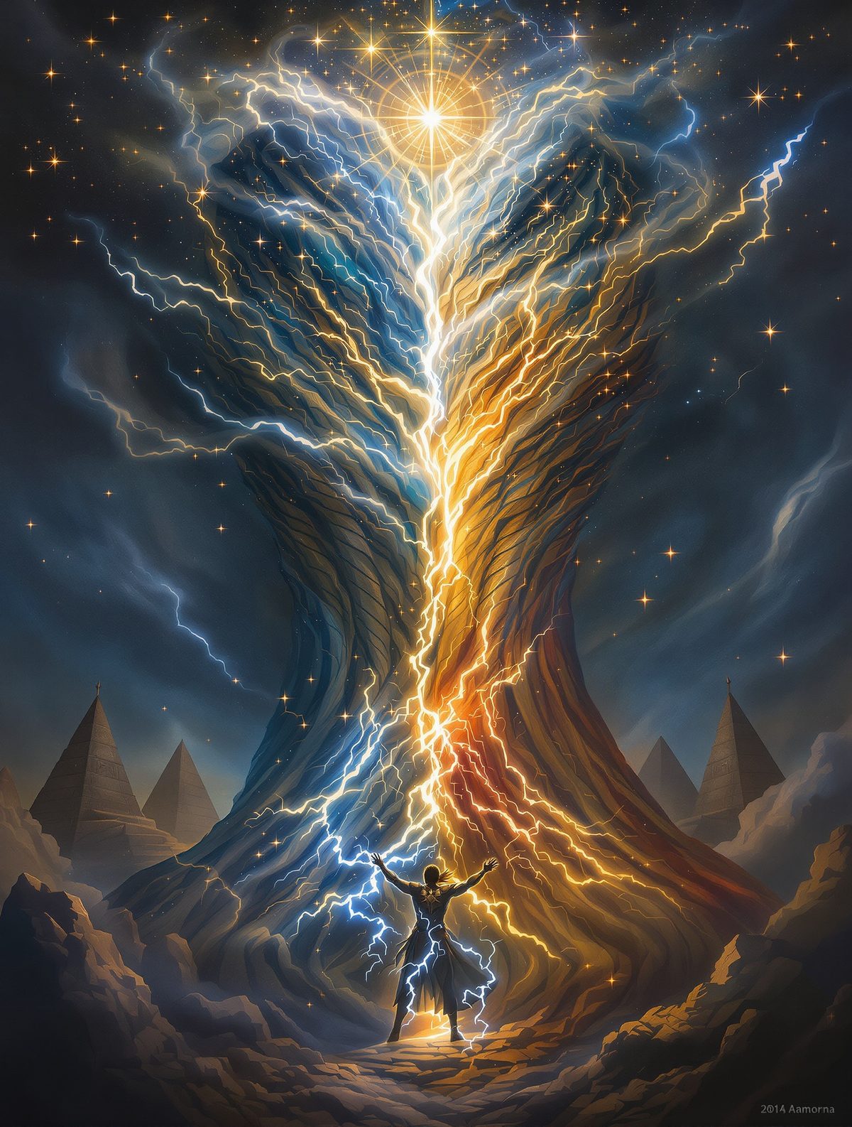 Marduk Splits Tiamat's Corpse — The Dragon Queen Becomes Heaven and Earth