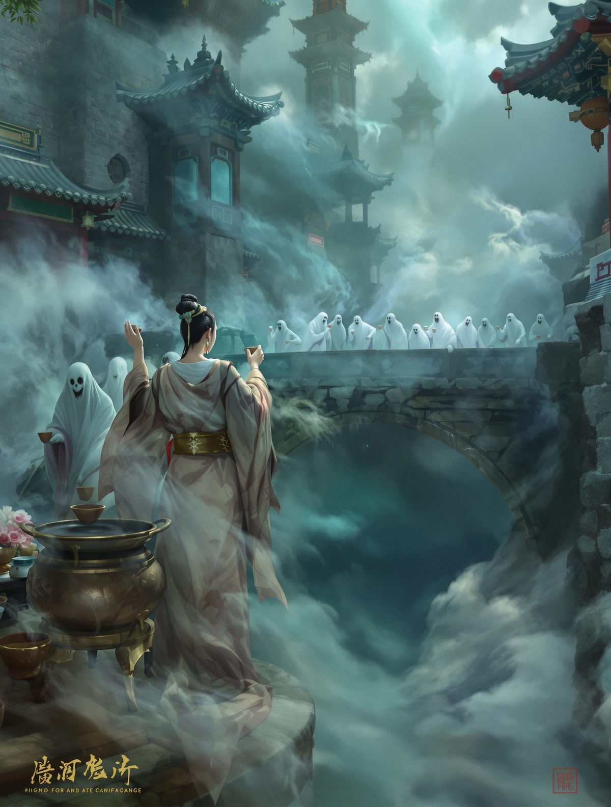 Meng Po's Memory Tea — The Goddess Who Erases Every Life