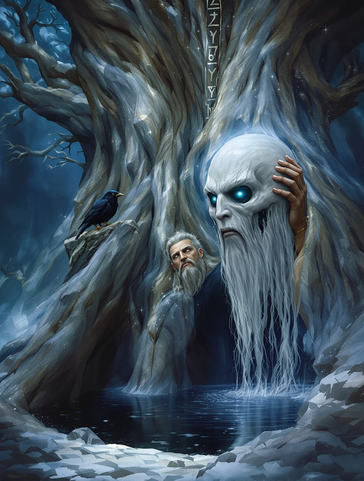 Mímir's Severed Head — The Wise Giant Who Speaks from Death