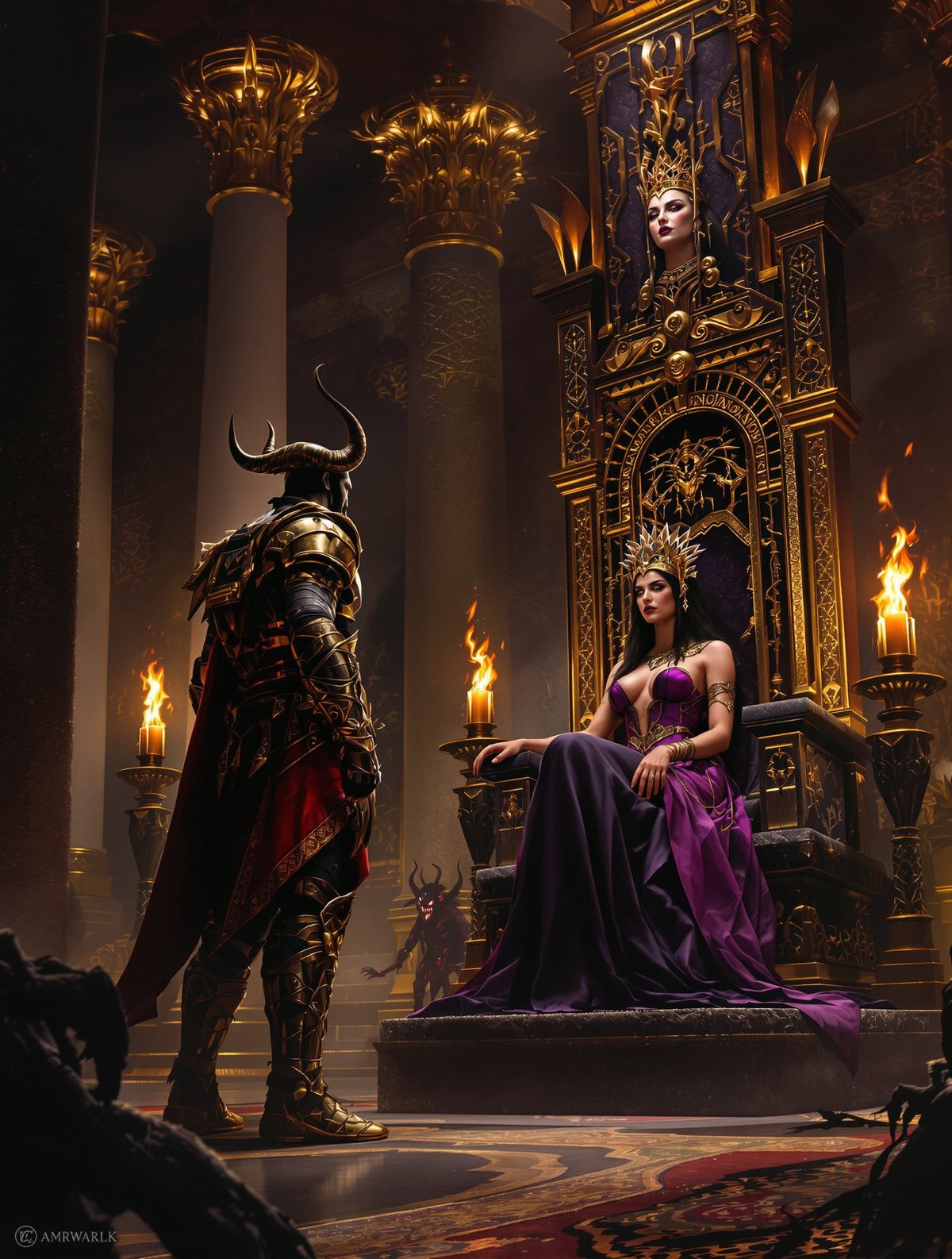 Nergal breaks into the underworld and falls in love with its queen