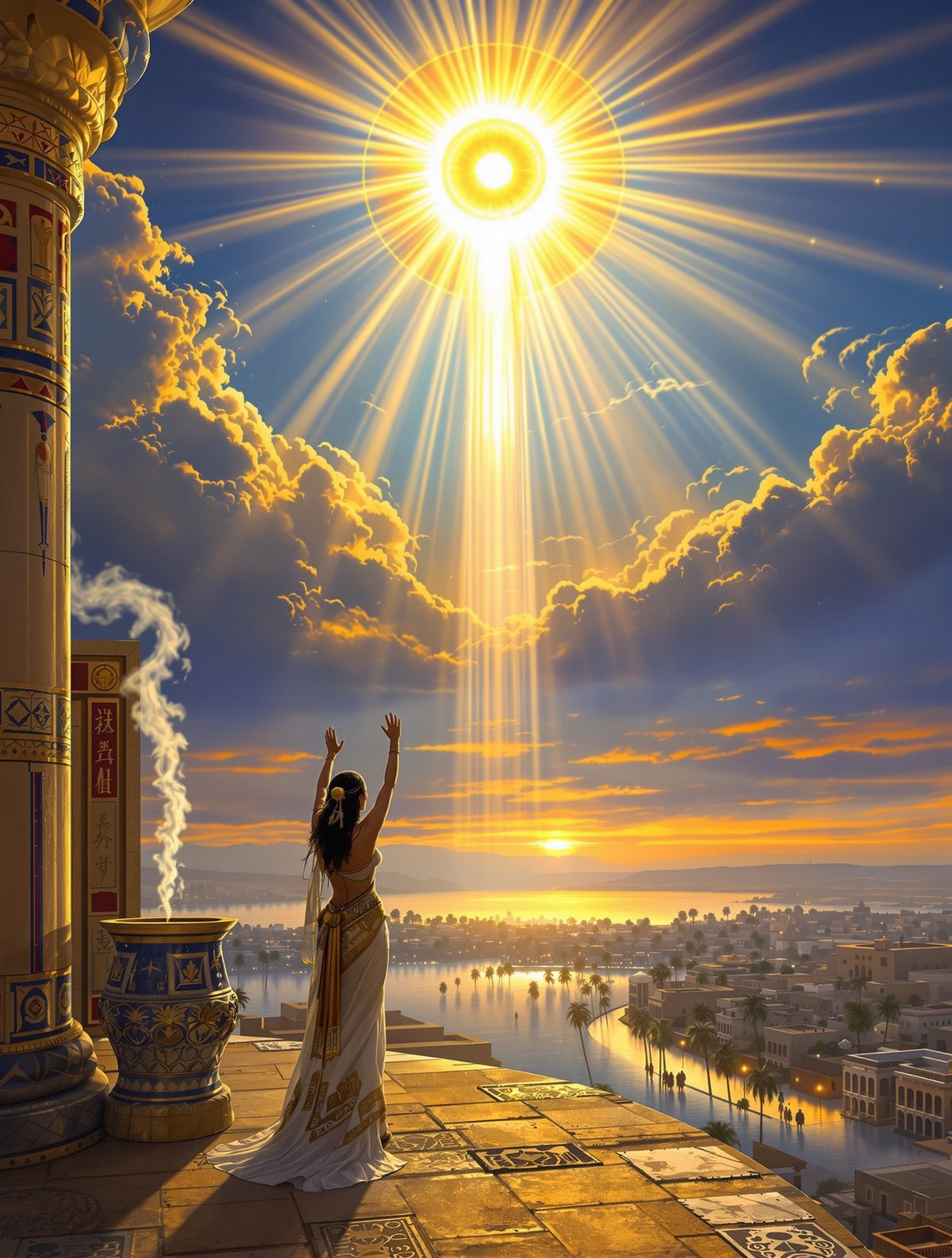 Ninsun Prays for Her Son — A Mother Begs the Sun God