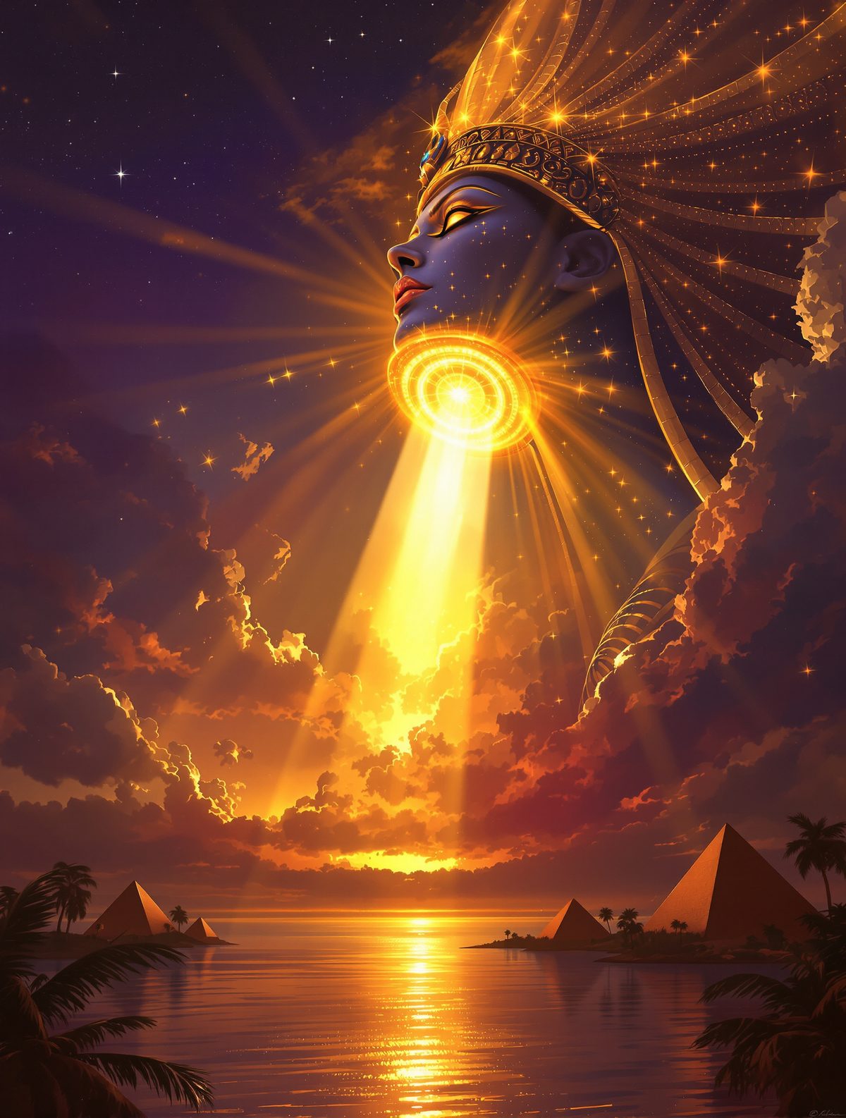 Nut Swallows the Sun — And Births It Again at Dawn