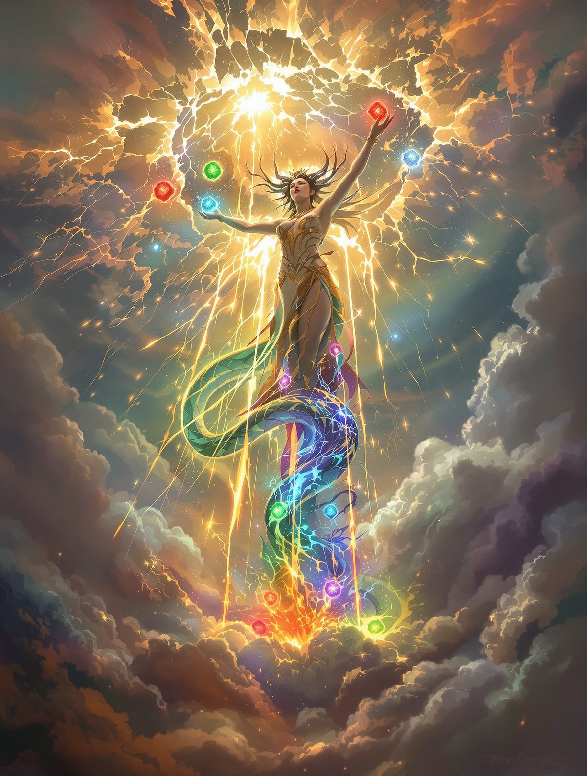 Nüwa Patches the Sky — The Goddess Who Saved Creation