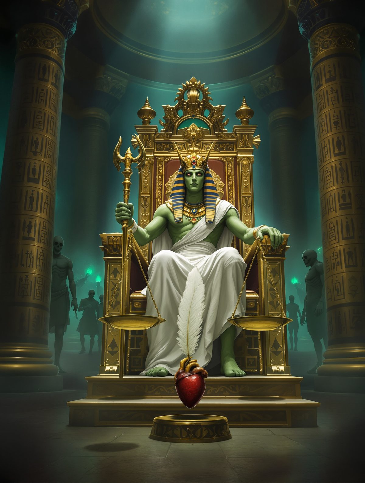 Osiris Judges the Dead — The God Who Weighs Every Heart