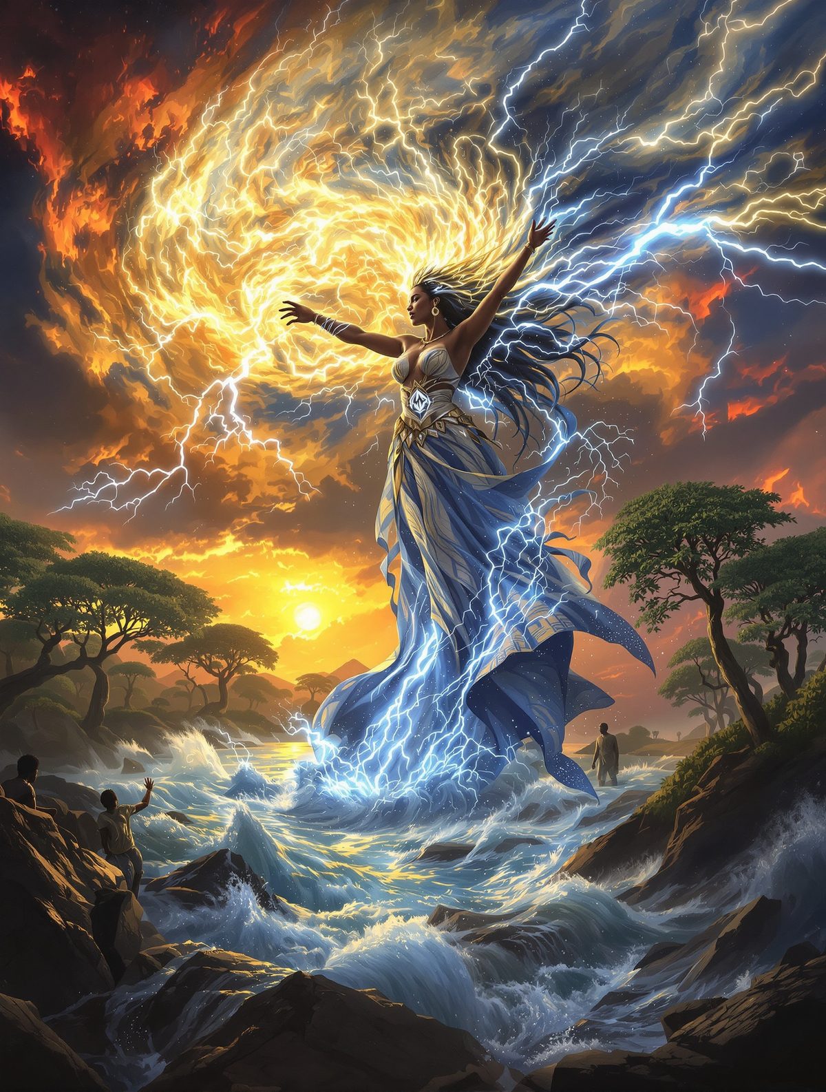 Oya Summons the Hurricane — The River Goddess Becomes the Storm
