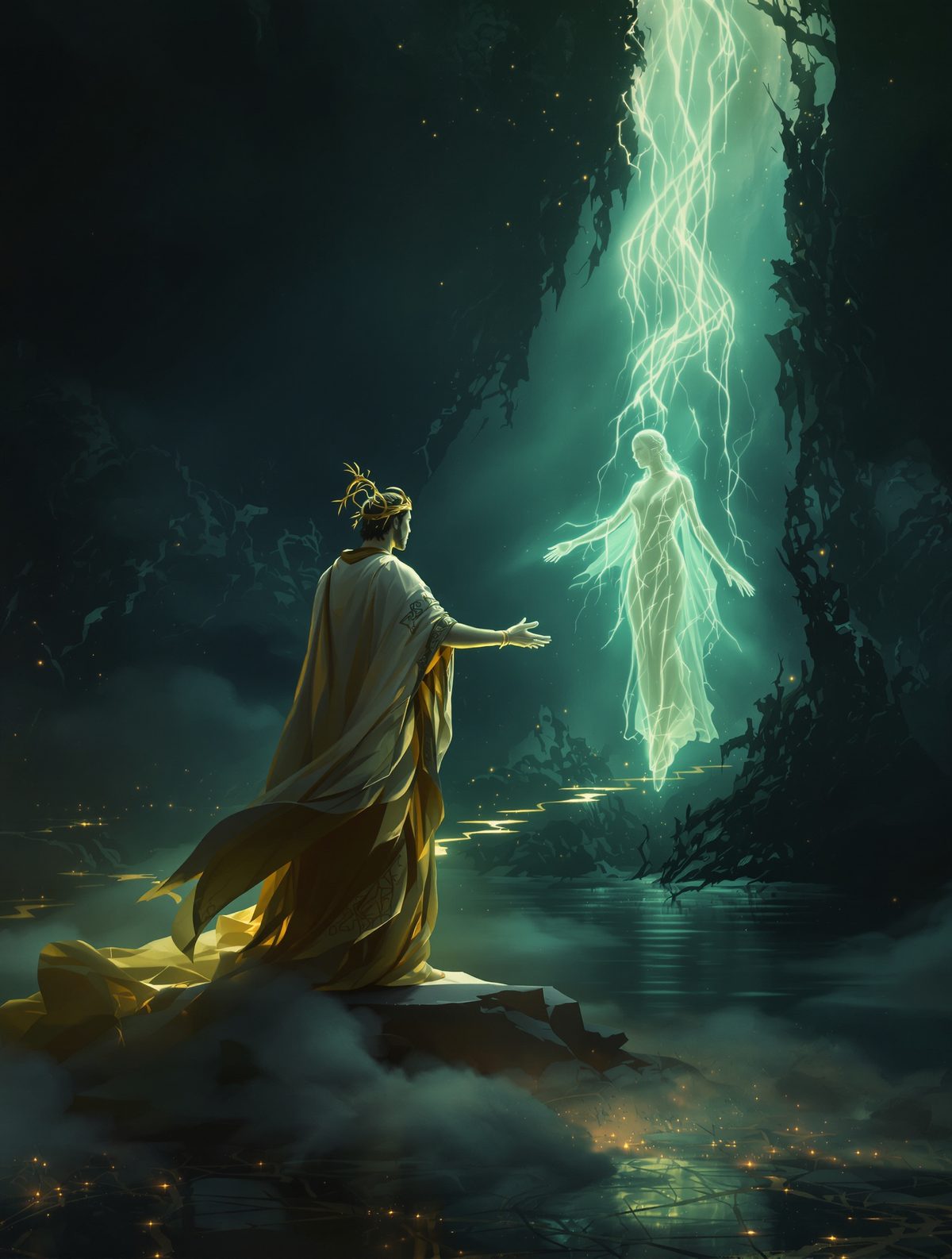 Psychopomp's Bargain — Hermes Escorts a Queen Back to Death