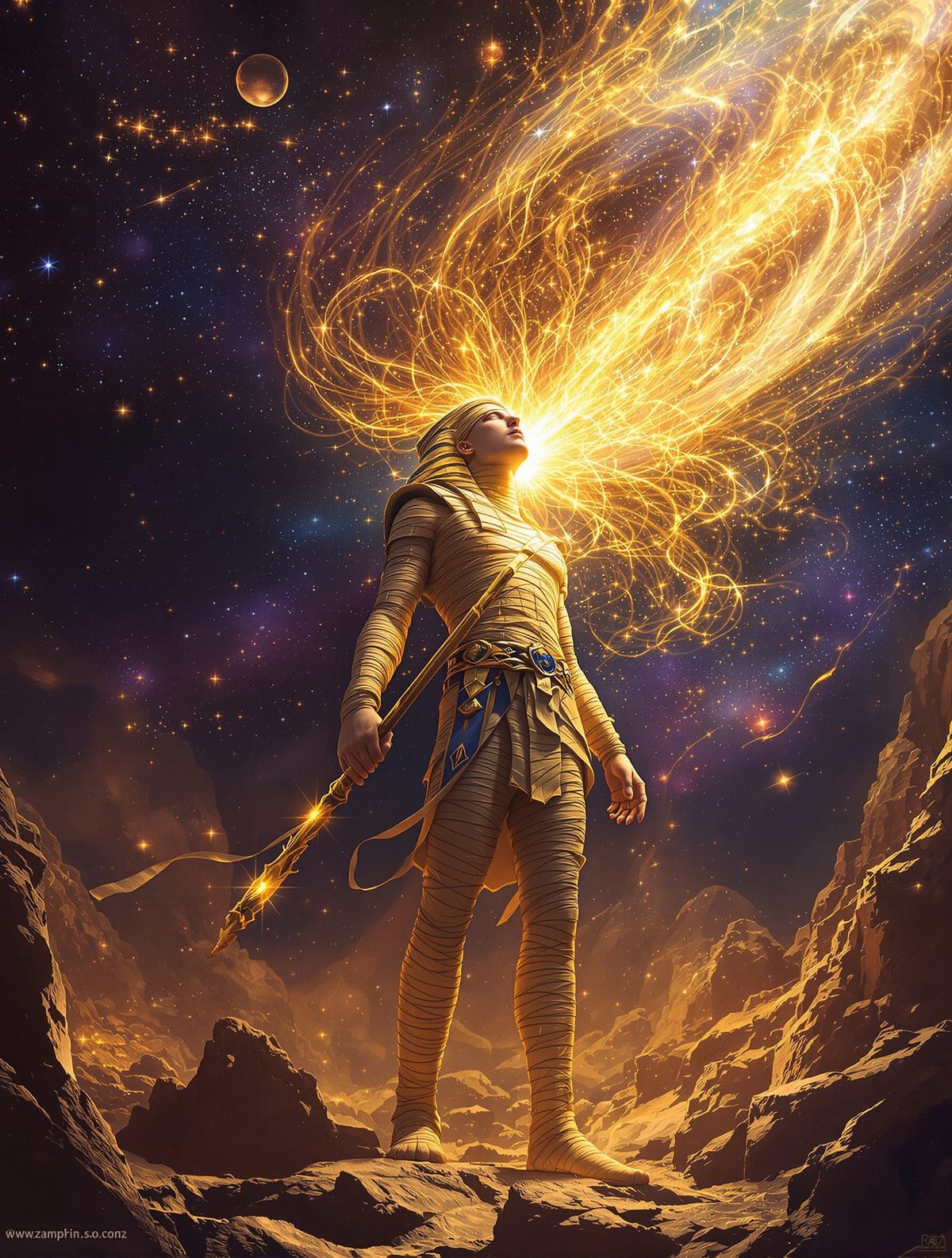 Ptah speaks the world into existence with divine words