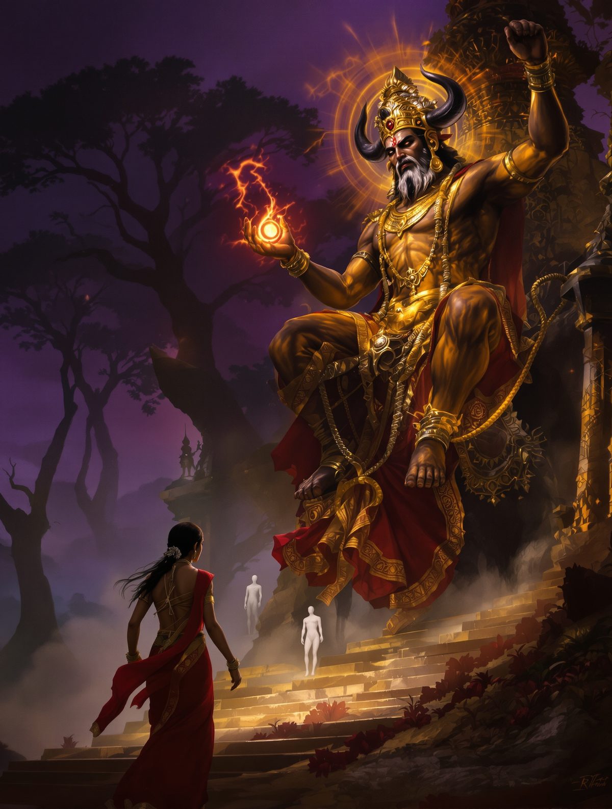 Savitri Argues With Death — The Wife Who Won