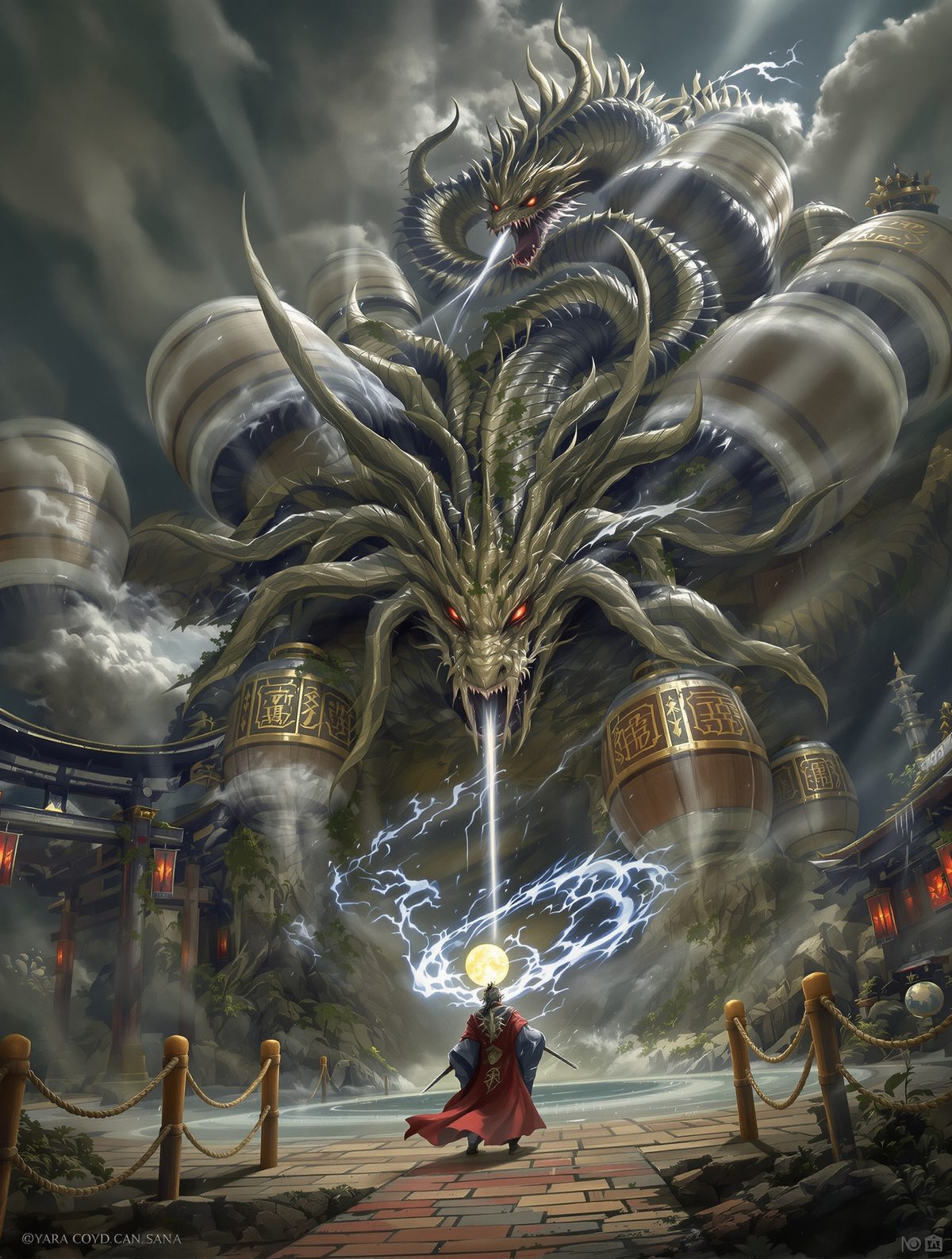 Susanoo's Serpent Sacrifice — The God Who Fed Yamata-no-Orochi Poisoned Sake