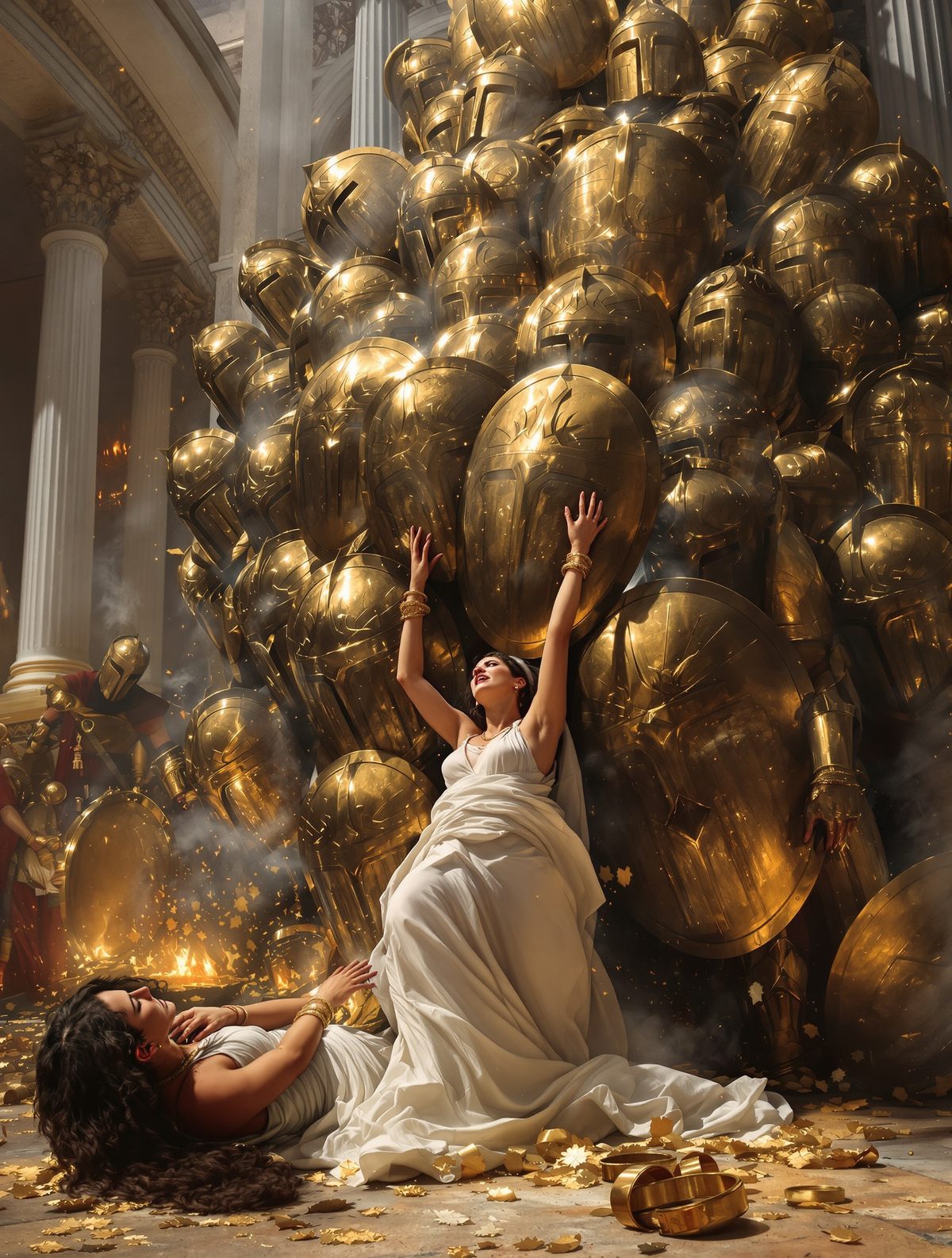Tarpeian's Golden Greed — The Traitor Crushed by Her Own Reward