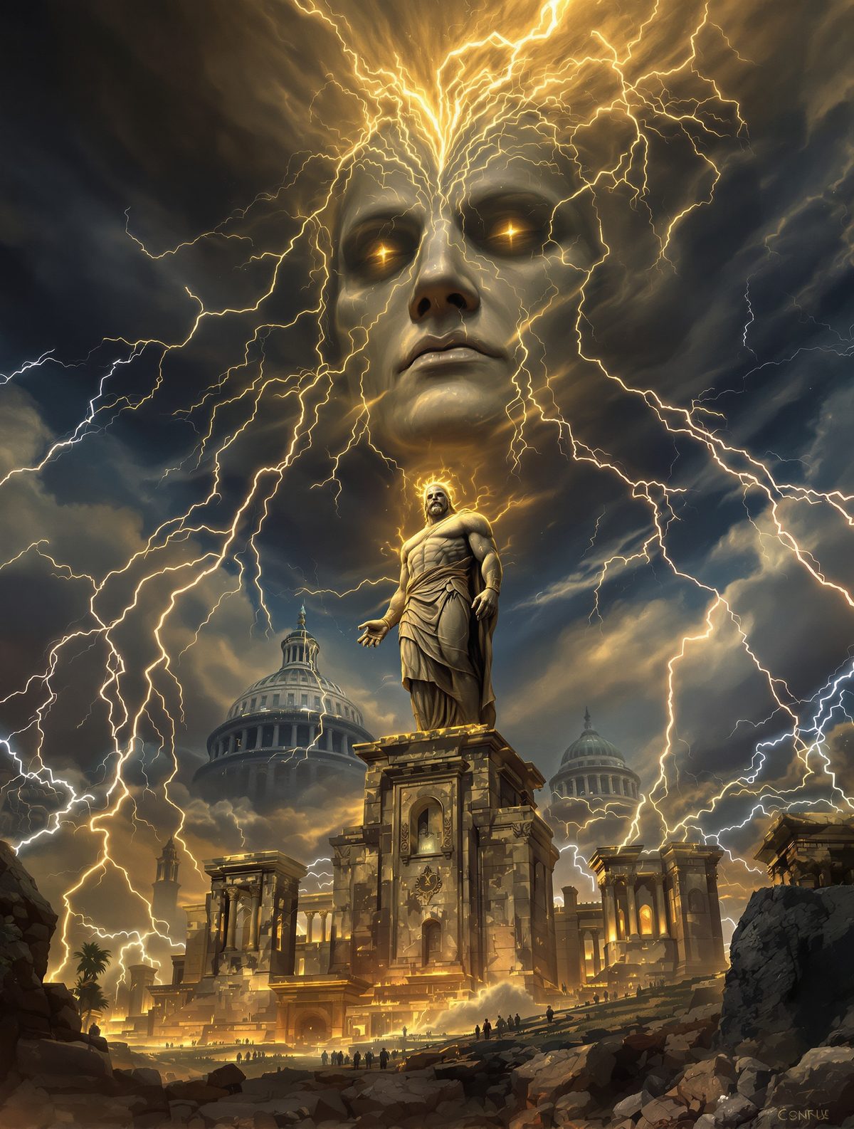 Terminus refuses to move for Jupiter — even gods respect boundaries