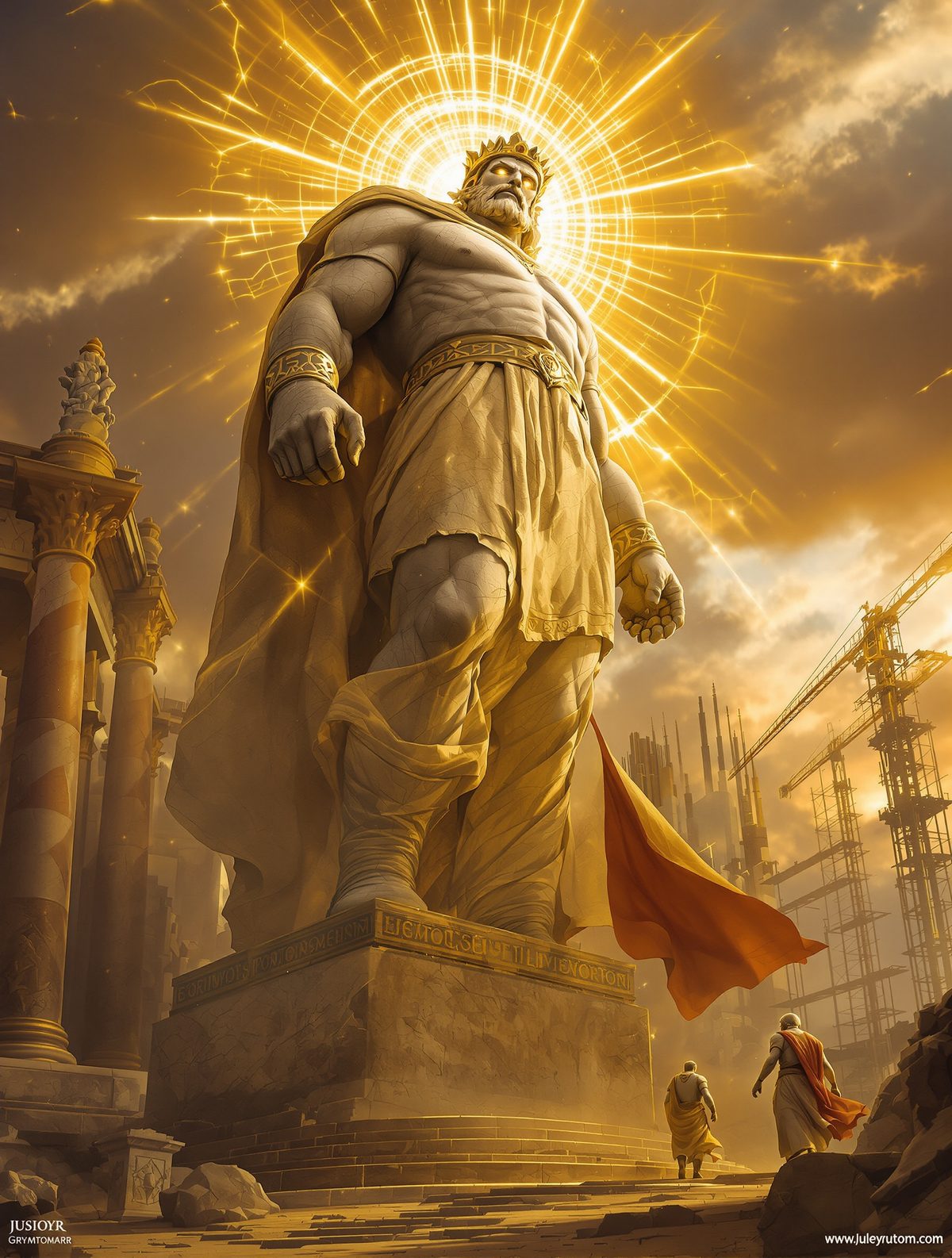 Terminus the boundary god defies Jupiter himself and refuses to move