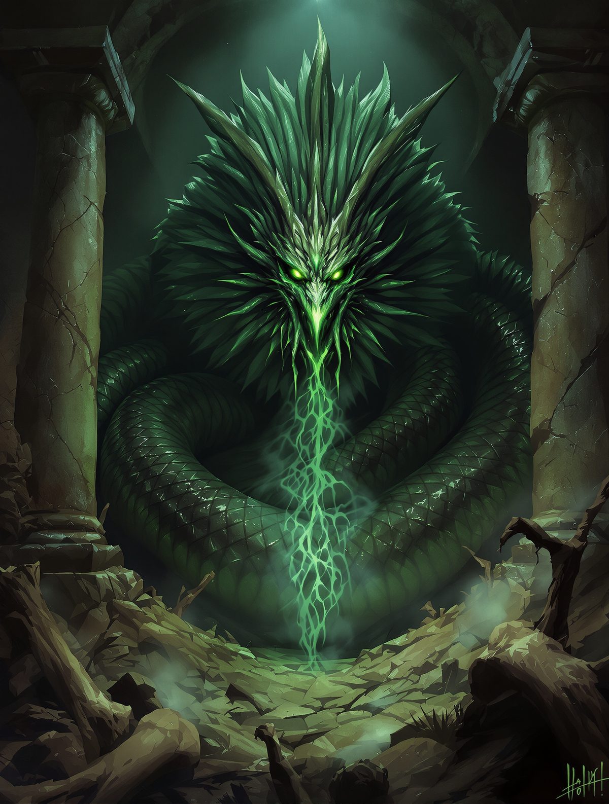 The Basilisk's Deadly Gaze — The Serpent King's Fatal Stare