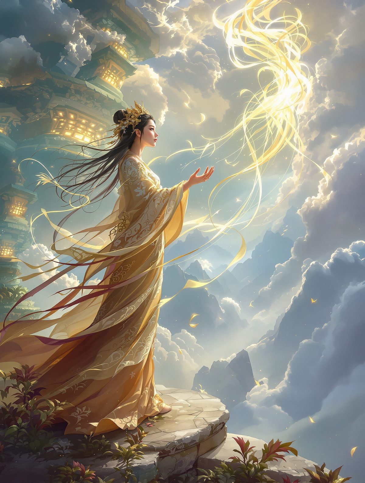 The Weaver Girl defies heaven and marries a mortal cowherd