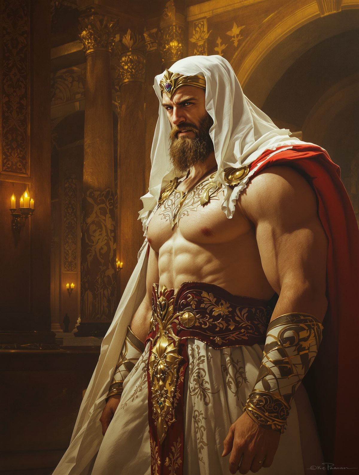 Thor disguises as Freya to retrieve his stolen hammer from giants