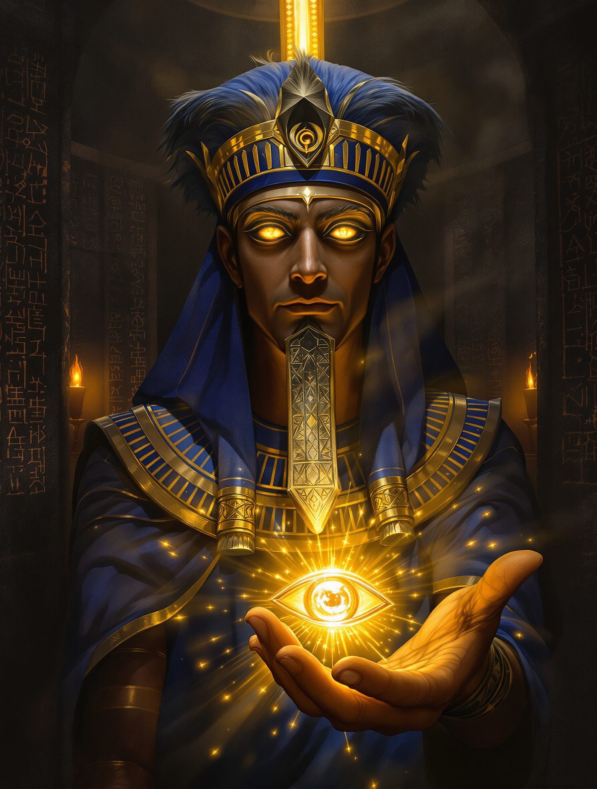 Thoth Restores Horus's Eye — The God of Wisdom Heals a War