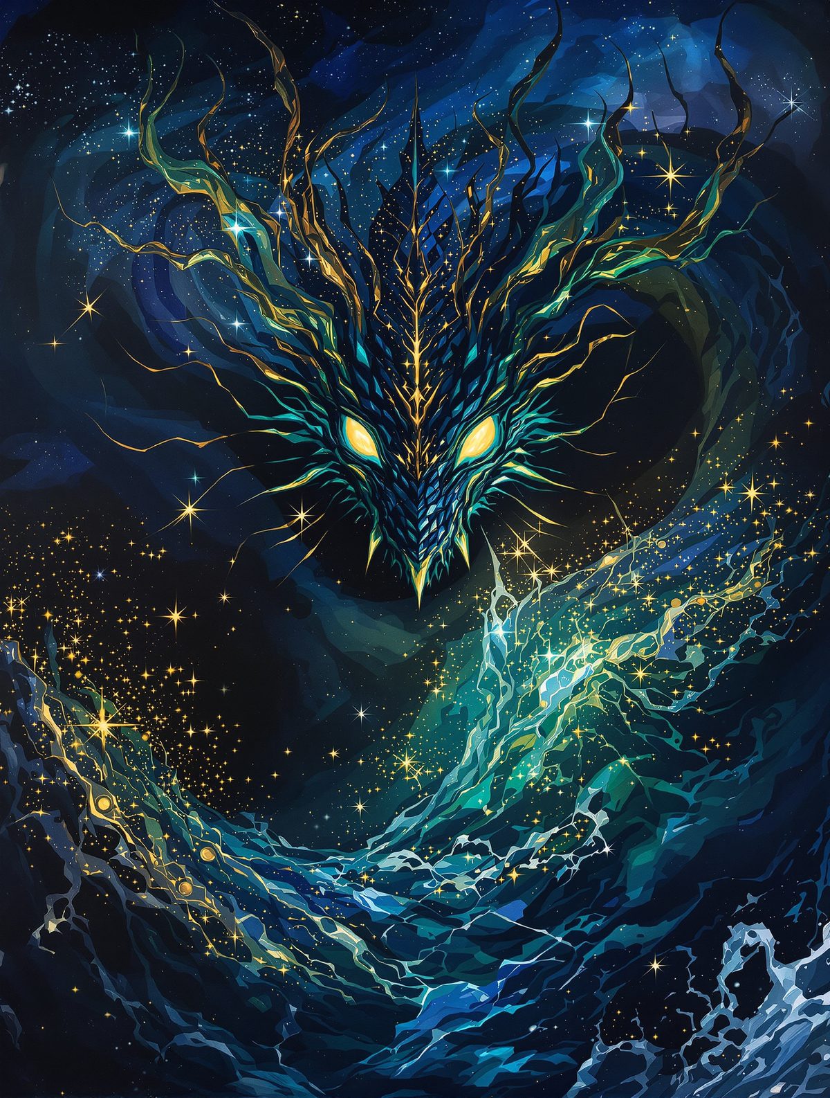 Tiamat's First Roar — Before the World Had Shape
