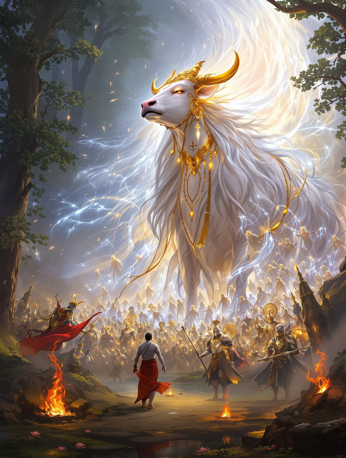 Vasishtha's Divine Cow — The Sage Who Conjured an Entire Army